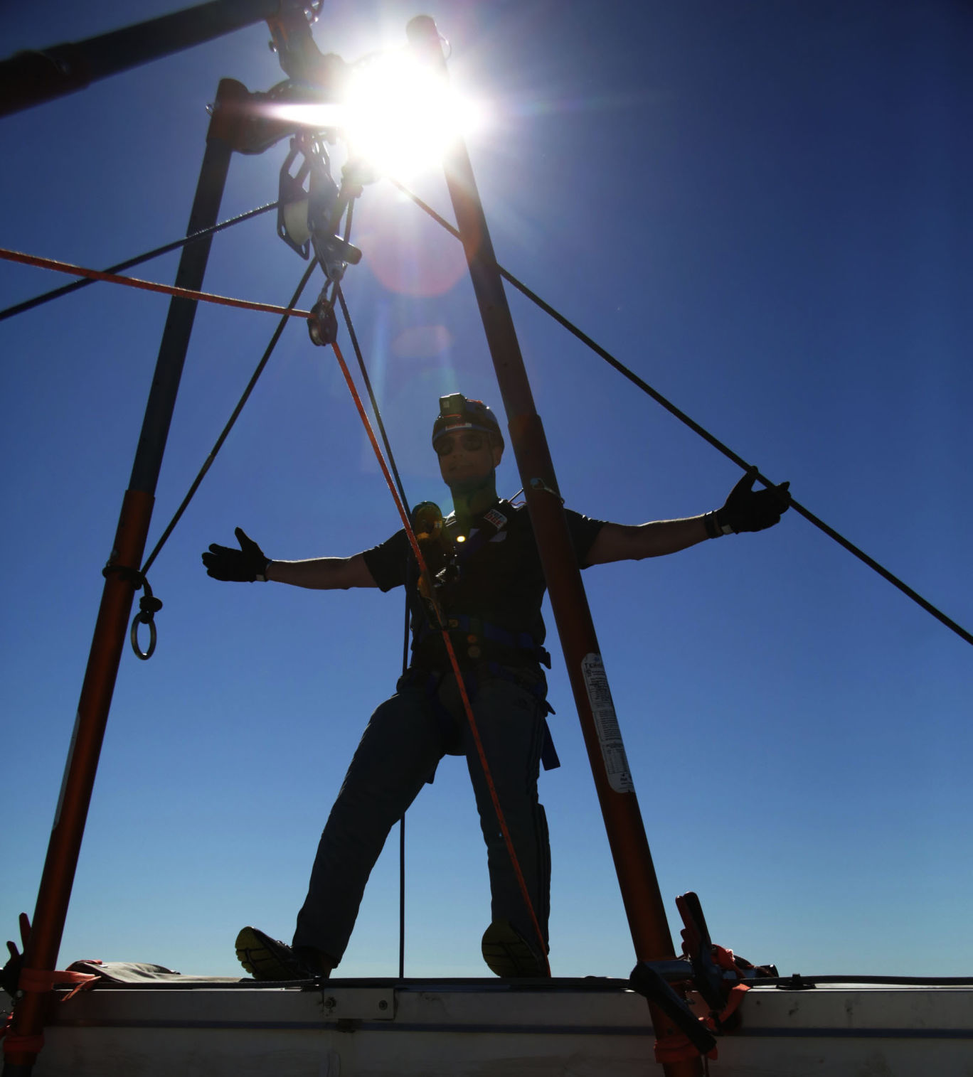 Lake Area United Way Rappelling